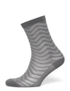 Mina Glitter Sock Grey Becksöndergaard