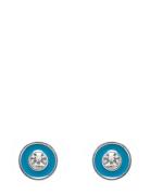 Enya Stud Earring Silvery Blue Blue Pipol's Bazaar