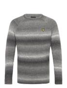 Ribbed Ombre Jumper Grey Lyle & Scott