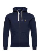 Cotton-Blend-Fleece Hoodie Blue Polo Ralph Lauren