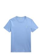 Custom Slim Fit Cotton T-Shirt Blue Polo Ralph Lauren