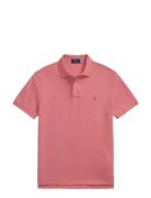 The Iconic Mesh Polo Shirt Pink Polo Ralph Lauren