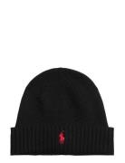 Signature Pony Wool Beanie Black Polo Ralph Lauren