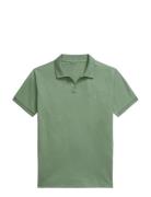 Stretch Mesh-Ssl-Psh Khaki Polo Ralph Lauren