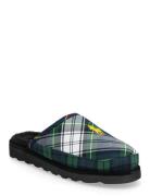 Reade Plaid Twill Scuff Slipper Green Polo Ralph Lauren