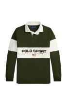 Big Fit Polo Sport Rugby Shirt Green Polo Ralph Lauren
