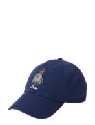 Dog-Embroidered Twill Ball Cap Navy Polo Ralph Lauren