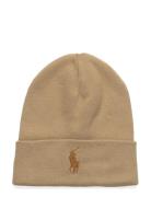 Combed Cotton Beanie Beige Polo Ralph Lauren
