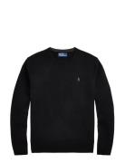 Wool Crewneck Sweater Black Polo Ralph Lauren