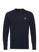 Belstaff Long Sleeved T-Shirt Silver Birch Black Belstaff
