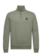 Belstaff Quarter Zip Sweatshirt Dark Ink Green Belstaff