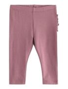 Leggings Frill At Back Pink Lindex