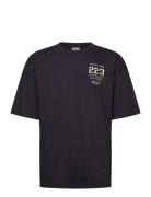 Halo Graphic Boxy T-Shirt Navy HALO
