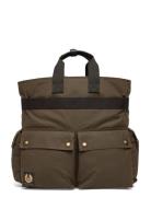 Trialmaster 2-Way Tote Khaki Belstaff