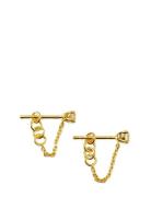 Minimalistica Solo Nova Earrings Gold Gold Syster P