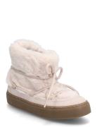 Hair Lace Ankle Boots Pink Mango