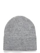 Rib-Knit Cap Grey Mango