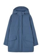 Lion Kid Jacket Blue-Grey Blue THE ANIMALS OBSERVATORY