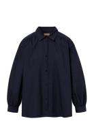 Sloan Organic Garment Dyed Poplin Navy Rue De Tokyo