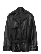 Biker Leather Jacket Black ROTATE Birger Christensen