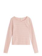 Top Pyjama Long Sleeve Jersey Cream Lindex