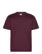 Mercerized Cotton T-Shirt Burgundy C.P. Company