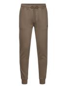 Logo Embroidered Track Pants Brown C.P. Company