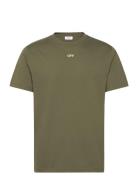 Off Stamp Slim S/S Tee Khaki Off-White