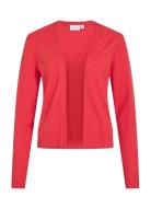 Viril Short L/S Knit Cardigan-Noos Red Vila