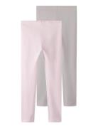 Nkfvivian 2P Legging L Noos Pink Name It