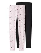 Nkfvivian 2P Aop Legging Noos Pink Name It