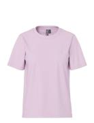 Pcria Ss Solid Tee Jrs Noos Bc Pink Pieces