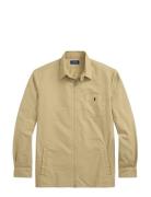 Garment-Dyed Oxford Overshirt Beige Polo Ralph Lauren