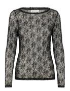 Mwrita Boatneck Ls Blouse Black My Essential Wardrobe