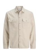 Jjecharge Overshirt Ls Noos Beige Jack & J S