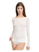 Warme Up - Long Sleeve T-Shirt Boat Neck Cream Etam