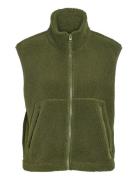 Nmmasey Short Teddy Vest Noos Green NOISY MAY