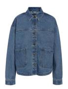 Nmkettie L/S Reg Dnm Jcket Vi557Mb Noos Blue NOISY MAY