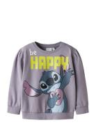 Nmfdidi Stitch Sweat Unb Noos Wdi Purple Name It