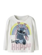 Nmfdiana Stitch Ls Top Box Noos Wdi White Name It