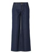 Pcselma Lw Wide Jeans Rinse Noos Bc Navy Pieces