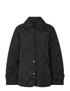 Pcemily Short Quilted Jacket Noos Bc Black Pieces