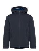 Tech Hooded Short Padded Jacket Navy Tommy Hilfiger