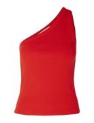 Slfanna Shoulder Top Red Selected