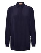 Shelby Silk Cdc 16Mm Navy Rue De Tokyo