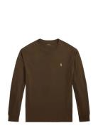 Custom Slim Fit Jersey T-Shirt Brown Polo Ralph Lauren