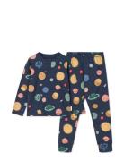 Wilhelm Printed Pyjamas Set Navy Liewood