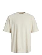 Jjebradley Tee Ss O-Neck Noos Beige Jack & J S