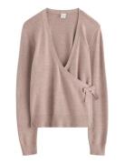 Sweater Wrap Cardigan Beige Lindex