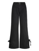Jada Black Denim Relaxed Jeans Black Laagam
